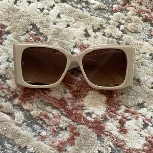 Stylish Cream Sunglasses
